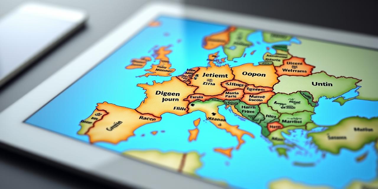 Interaktive Karte mit hervorgehobenen Vignetten- und Mautzonen in Mitteleuropa.